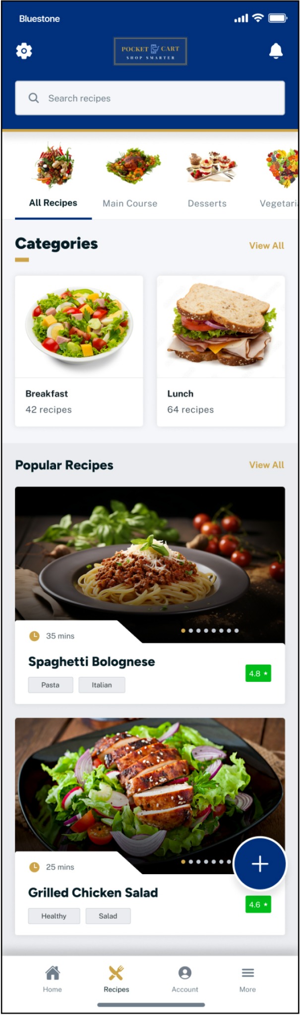 Recipe Discovery Screen